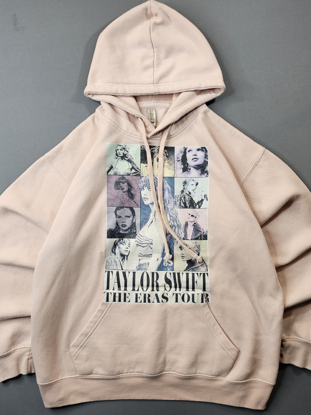 Official Taylor Swift The Eras Tour Beige Hoodie – Size S